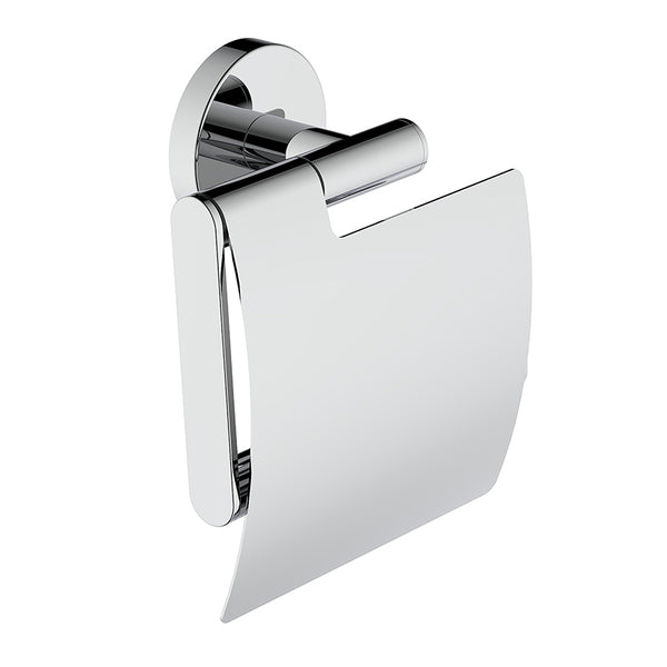 Alonzo toiletrolhouder met klep | Chroom