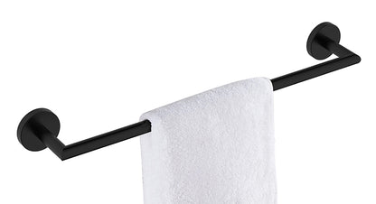 Alonzo handdoekrek 66cm mat zwart - productfoto 2