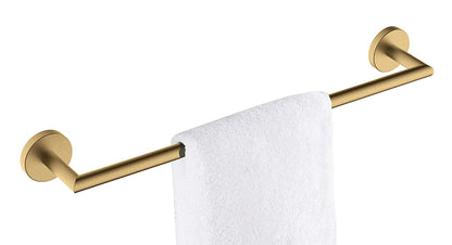 Alonzo handdoekrek 66cm geborsteld messing PVD - productfoto 2