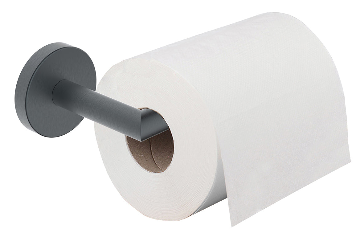 Alonzo toiletrolhouder met vaste arm gunmetal PVD - productfoto 2