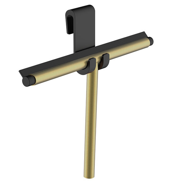 Alonzo raamwisser met flexibele glashaak | Geborsteld messing PVD