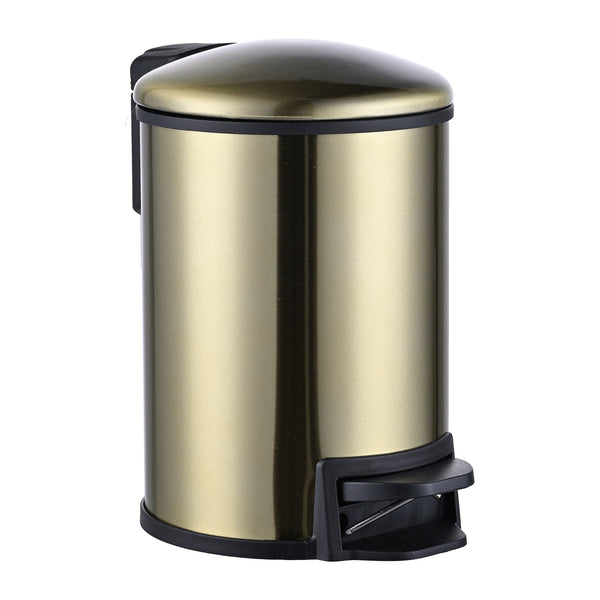 Tobin pedaalemmer softclose | 3 liter | Geborsteld messing