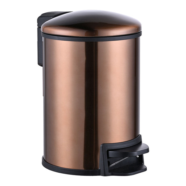 Tobin pedaalemmer softclose | 3 liter | Geborsteld brons koper