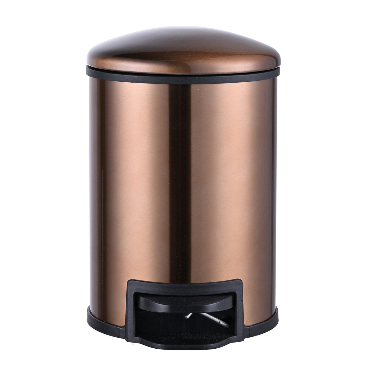 Tobin pedaalemmer softclose 3 liter geborsteld brons koper - productfoto 2