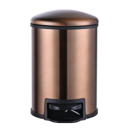 Tobin pedaalemmer softclose 3 liter geborsteld brons koper - productfoto 2