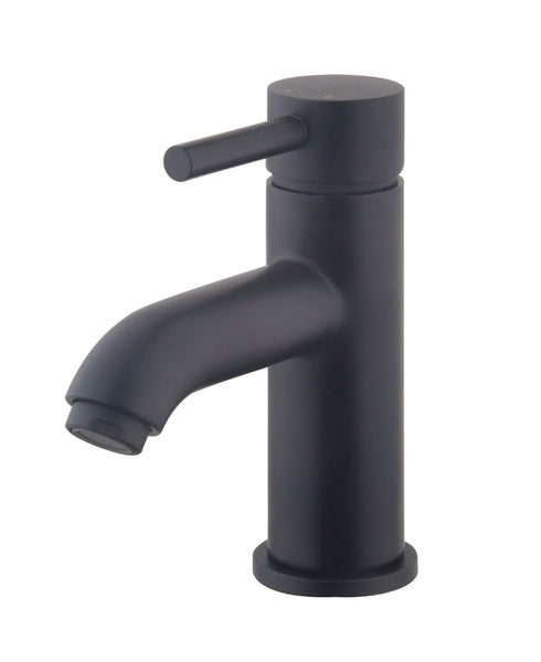 Grifo para lavabo Caral Cadans bajo negro mate