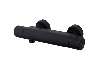 Wiesbaden Eco Cool-Touch thermostatische douchemengkraan mat-zwart - WDtegels