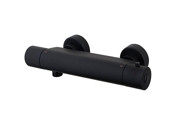 Wiesbaden Eco Cool-Touch thermostatische douchemengkraan mat-zwart