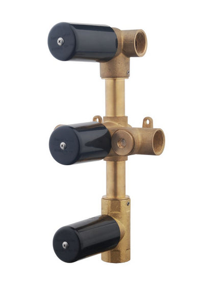 Termostato de ducha de 3 vías empotrado Wiesbaden