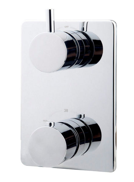 Wiesbaden Caral trim part built-in thermostat 2-way chrome