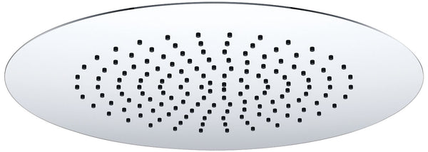 Ducha de techo UFO redonda empotrada de 50 cm cromada
