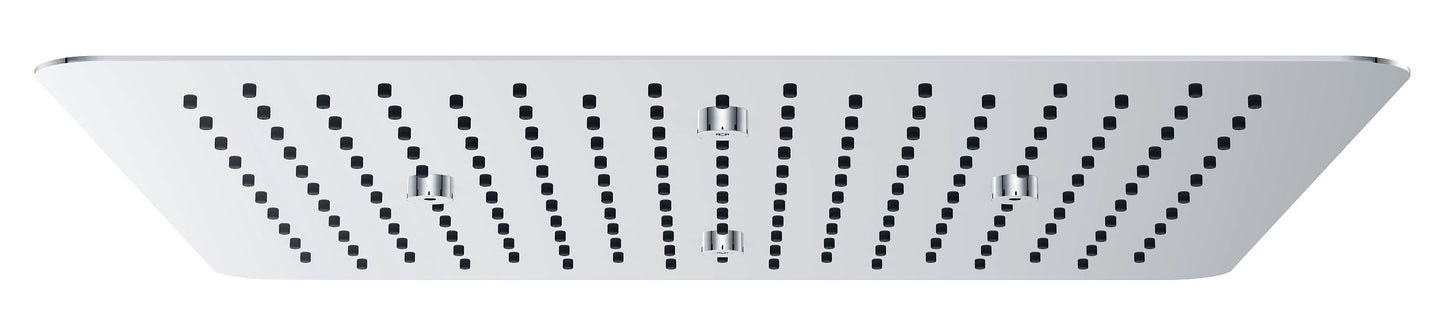 Wiesbaden UFO inbouw-hoofddouche plafond vierkant 50x50x2cm chroom - WDtegels