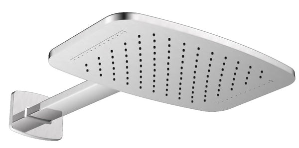 Waterfall overhead shower with shower frame 40 x 25 cm chrome