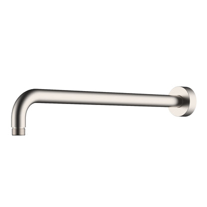 UniMatch douchearm met muurbevestiging 45 cm geborsteld staal PVD - WDtegels