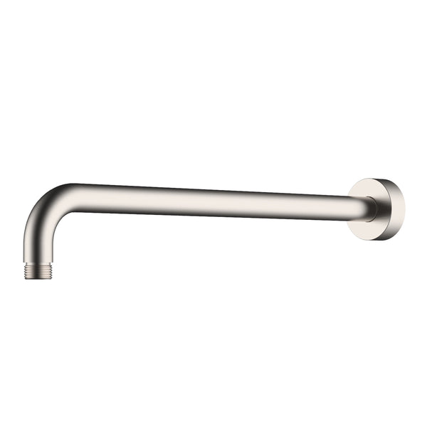 UniMatch shower arm with wall mount 45 cm brushed steel PVD