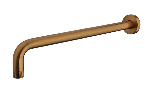 UniMatch douchearm met muurbevestiging | 35cm | Geborsteld brons koper PVD