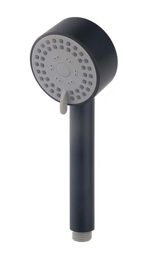 Ducha de mano UniMatch Cadans 3 posiciones Ø 8 cm negro mate
