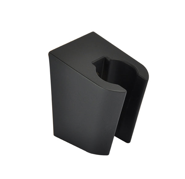 Soporte de ducha de mano Wiesbaden de plástico negro mate