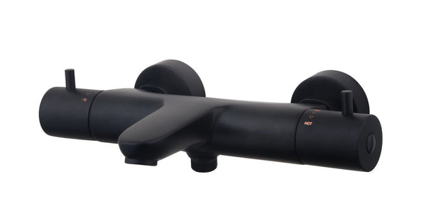 Wiesbaden Caral bath thermostat black