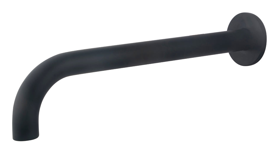 Caral inbouw uitloop 30 cm zwart - WDtegels