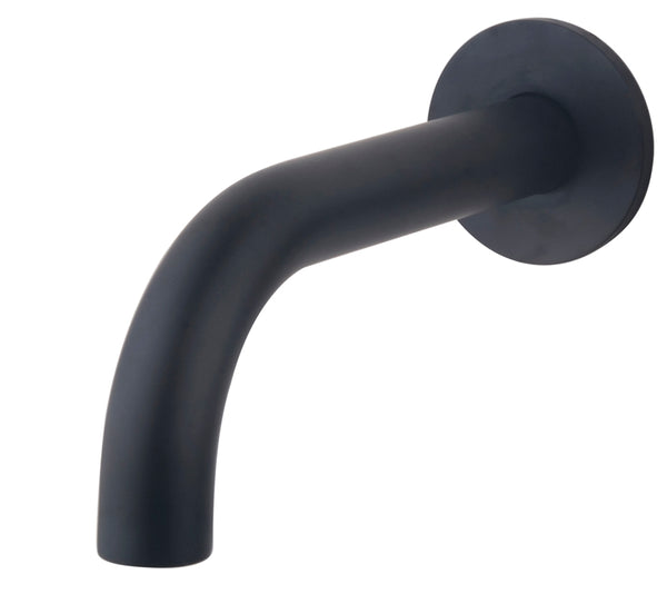 Wiesbaden inbouw-uitloop rond 20cm 1/2'' | Mat zwart
