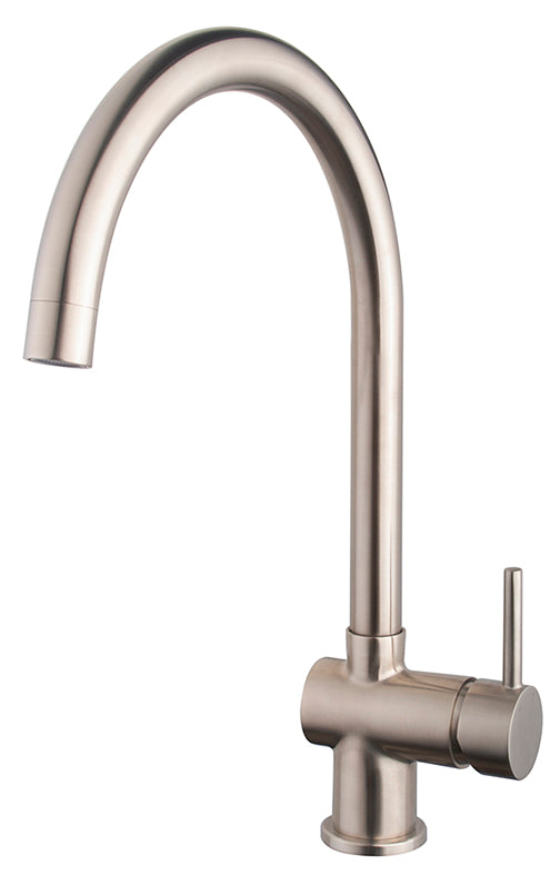 Grifo de cocina Caral | Acero cepillado PVD