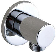 Wiesbaden luxe mess.muur doucheaansluiting rond 1/2'' | Chroom