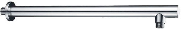 Wiesbaden luxe douche-arm rond muurbev | 45cm | Chroom