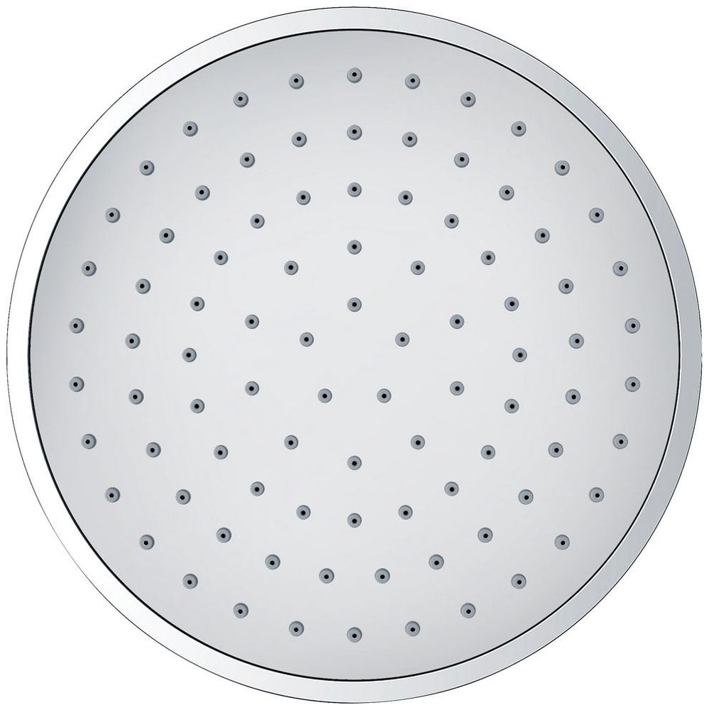 Hoofddouche rond 20 cm chroom/grijs