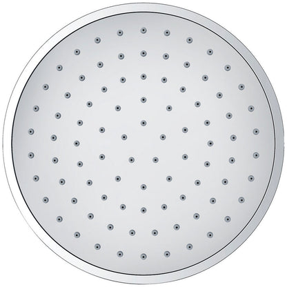 Hoofddouche rond 20 cm chroom/grijs