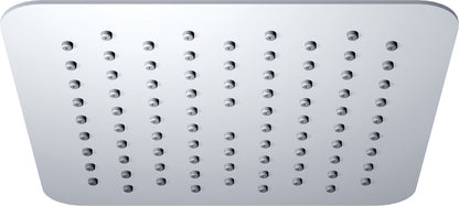 Ufo hoofddouche vierkant 20 cm chroom