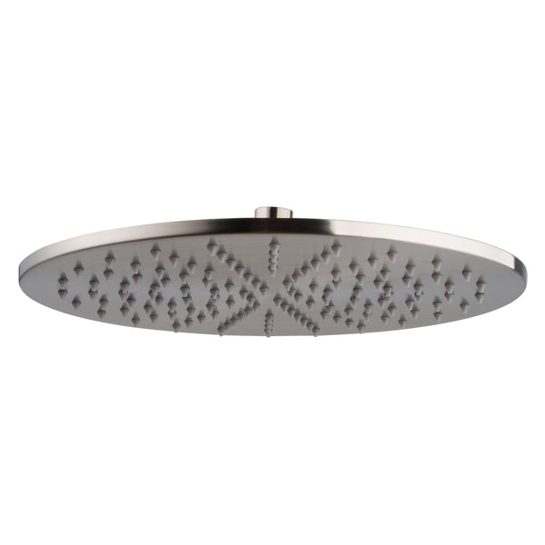 UniMatch hoofddouche rond | 30x0,8 cm | Geborsteld staal PVD