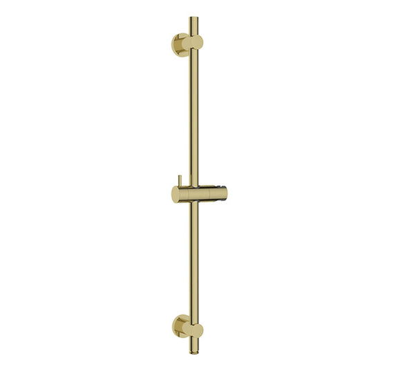 UniMatch glijstang met wateraansluiting | 76,5cm | Geborsteld messing PVD