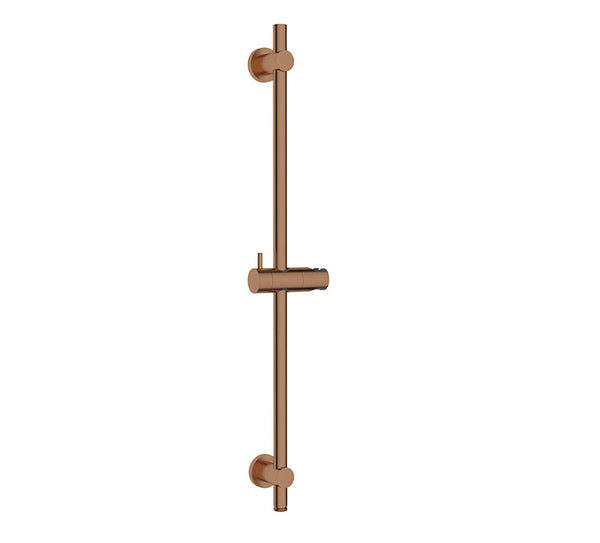 UniMatch glijstang met wateraansluiting | 76,5cm | Geborsteld brons koper PVD