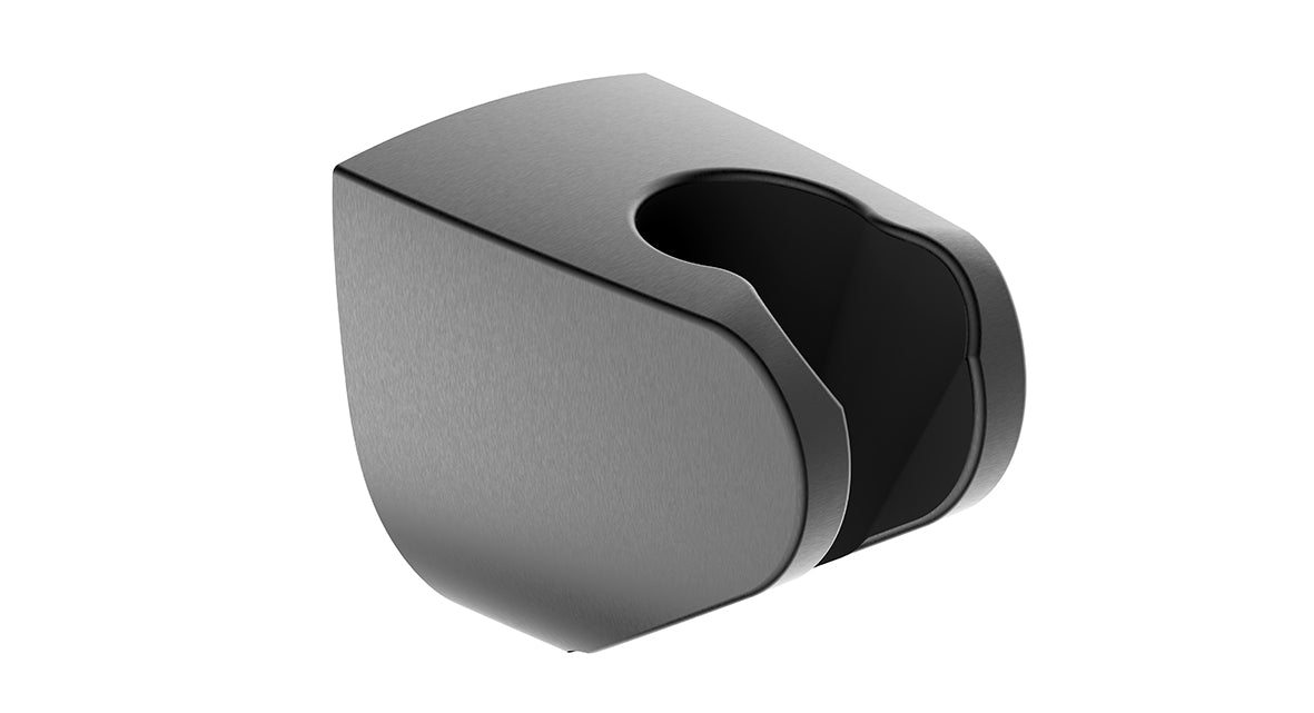 UniMatch wandhanddouchehouder kunststof Gunmetal PVD