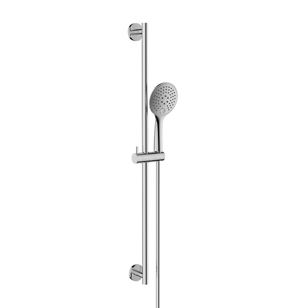 UniMatch glijstangset compleet met handdouche 3 standen | Ø12cm | Chroom