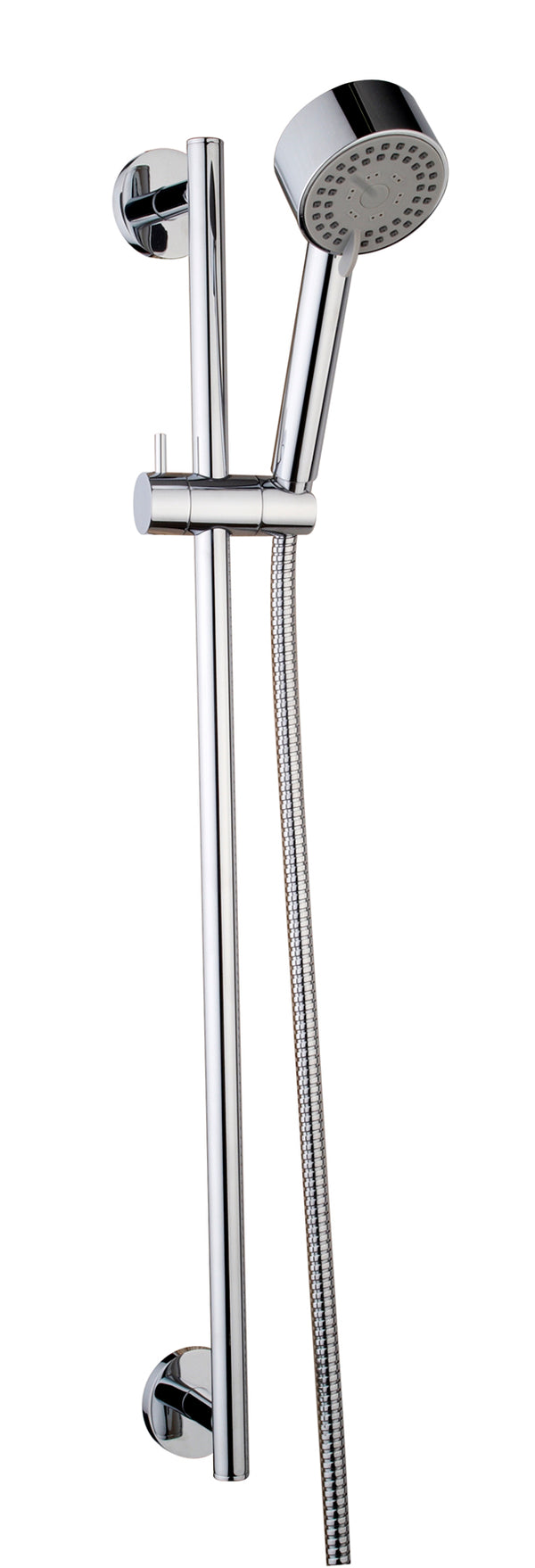 Wiesbaden Cadans luxe glijstangset compleet chroom | 75cm