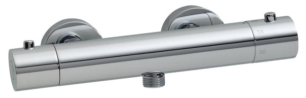 Wiesbaden Rio thermostatische douchemengkraan | 12cm | Chroom