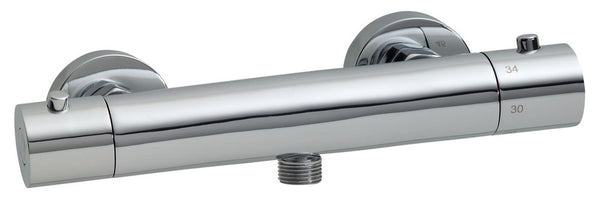 Mezclador de ducha Wiesbaden Rio Therm. de 15 cm cromado