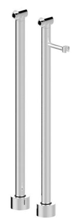 Caral Freestanding Bath Mixer Taps | Chrome