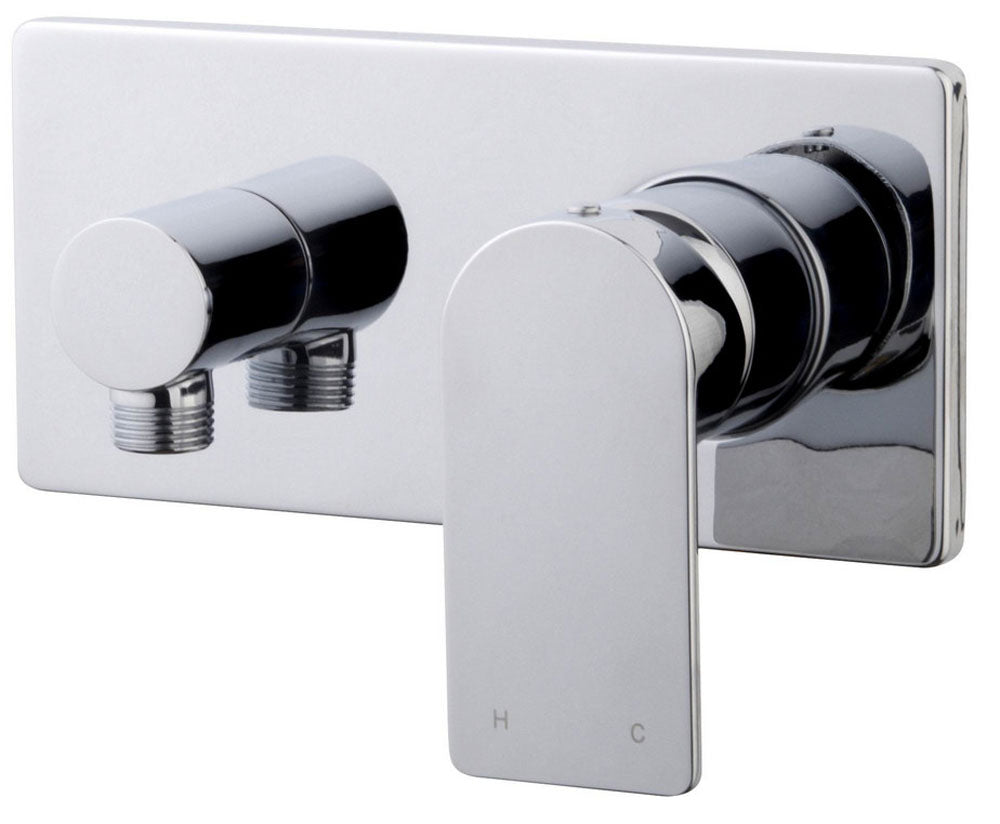 Lima eenhendel inbouw douchekraan afbouwset chroom + inbouwdeel thermostaatkraan