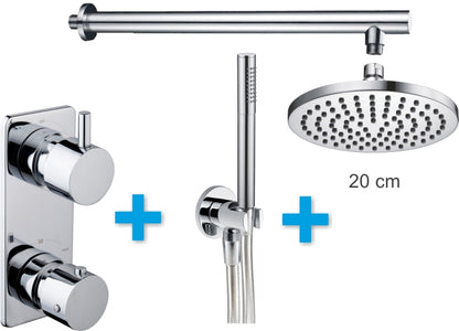 Caral inbouw douchemengkraan complete set type 2 8719323039308