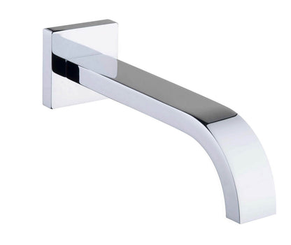 Wiesbaden inbouw-uitloop vierkant 20cm 1/2'' chroom - WDtegels