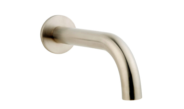 Wiesbaden inbouw-uitloop rond 20cm 1/2'' | Geborsteld staal