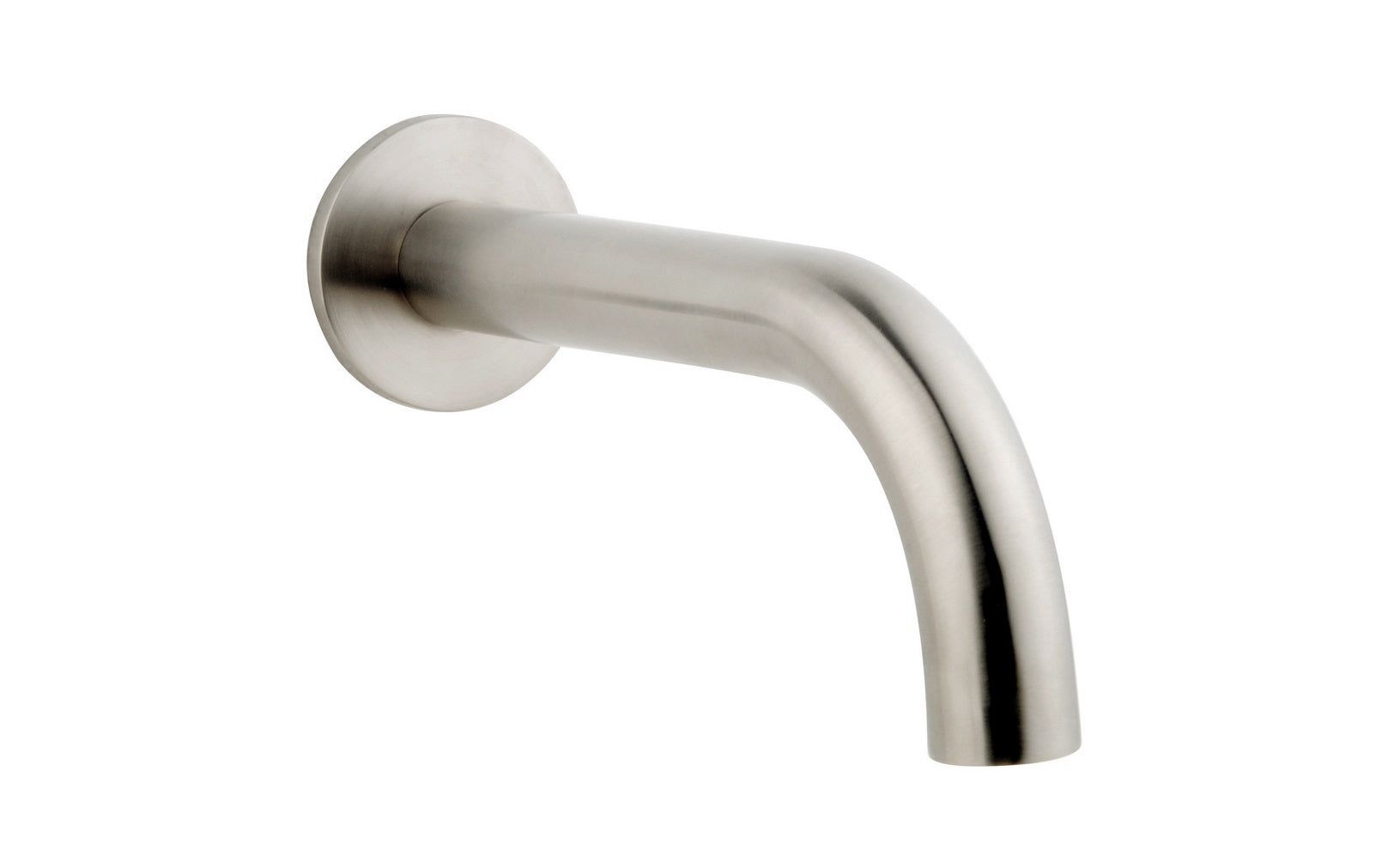 Caral baduitloop rond 20 cm 1/2'' geborsteld staal PVD - WDtegels