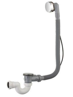 Wiesbaden luxe badplug-overloopcomb. + waste chroom