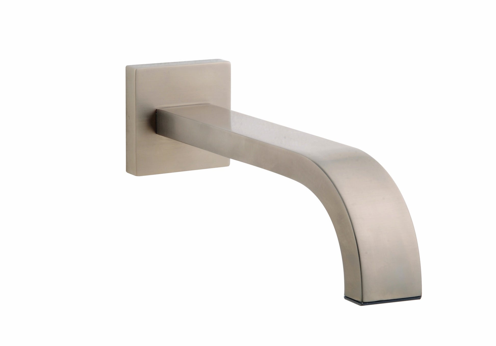 Wiesbaden inbouw-uitloop vierkant 22cm 1/2'' geborsteld staal - WDtegels