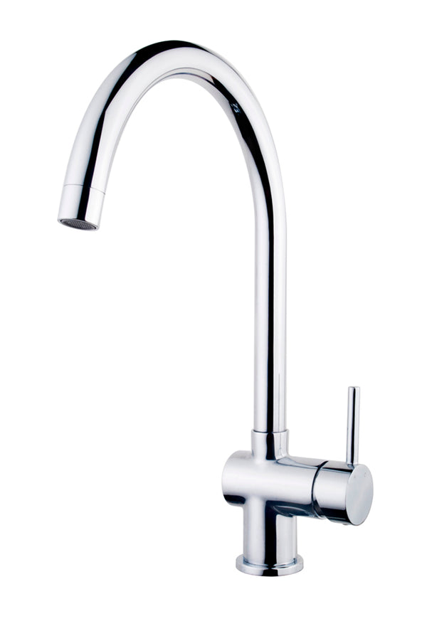 Grifo mezclador de cocina Wiesbaden Caral | Cromo