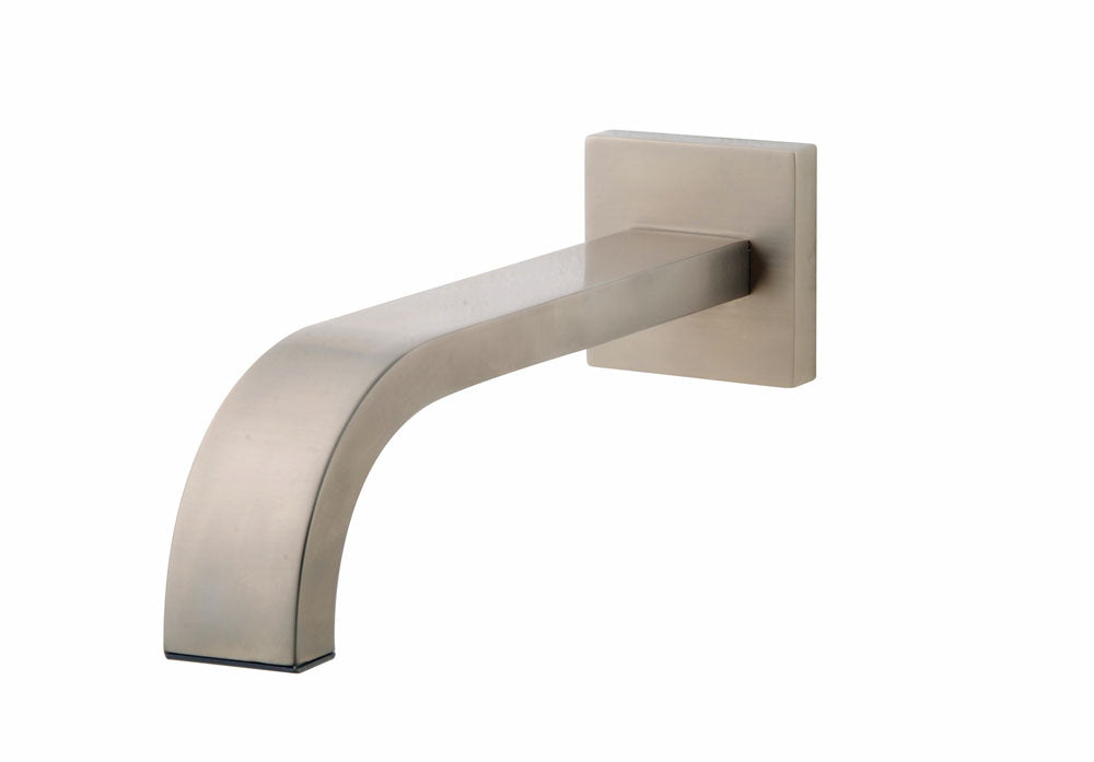Wiesbaden inbouw-uitloop vierkant 25cm 1/2'' geborsteld staal - WDtegels