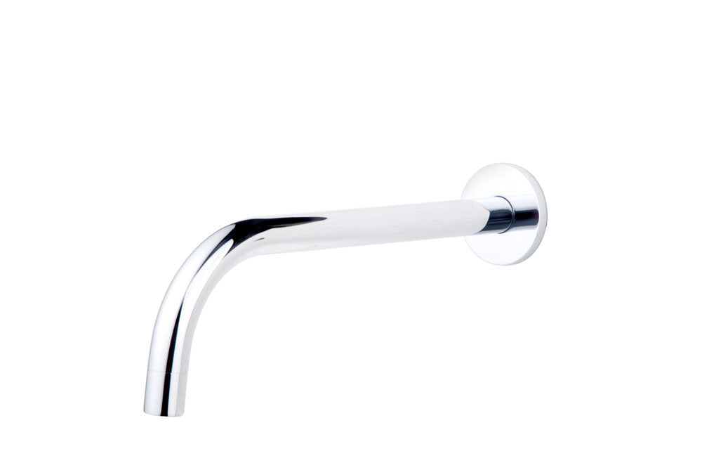 Wiesbaden SLIM 18mm uitloop rond 25cm 1/2" chroom - WDtegels